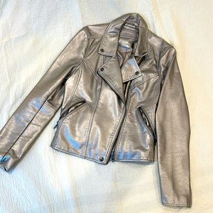 Blank NYC metallic moto biker jacket